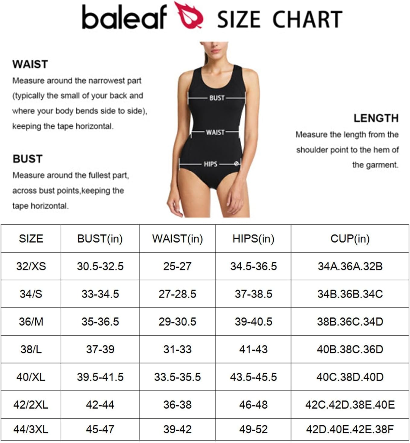 BALEAF Women’s Racerback Athletic One Piece Modest Bathing Suit(Red ...